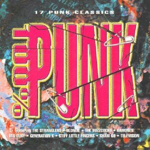 100% Punk V/A CD UK Telstar TAECD4107 BUZZCOCKS Ramones  UNDERTONES ADVERTS